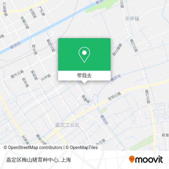 嘉定区梅山猪育种中心地图