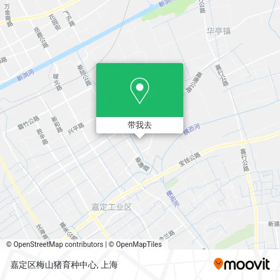 嘉定区梅山猪育种中心地图