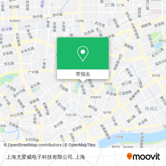 上海尤爱威电子科技有限公司地图