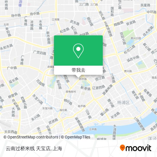 云南过桥米线 天宝店地图