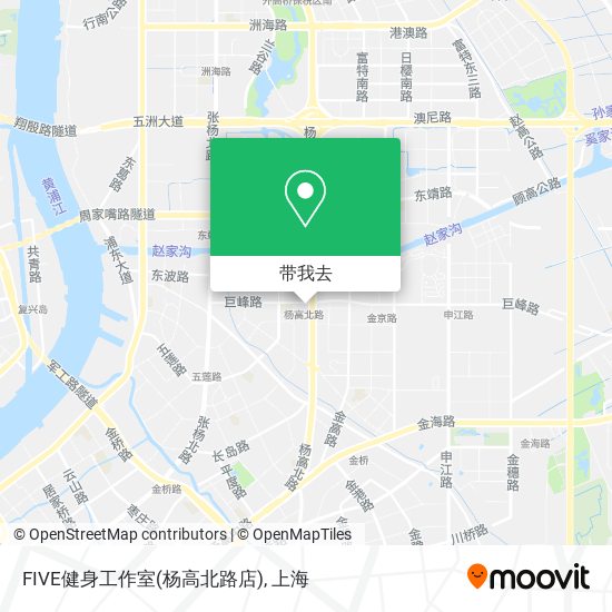 FIVE健身工作室(杨高北路店)地图