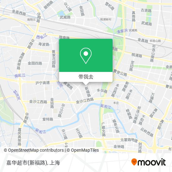 嘉华超市(新福路)地图