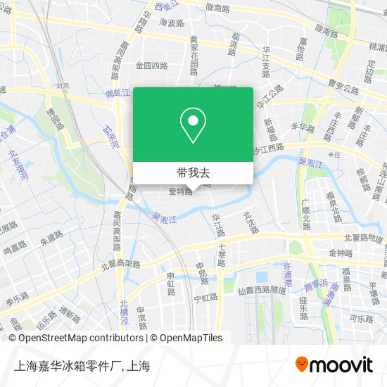 上海嘉华冰箱零件厂地图
