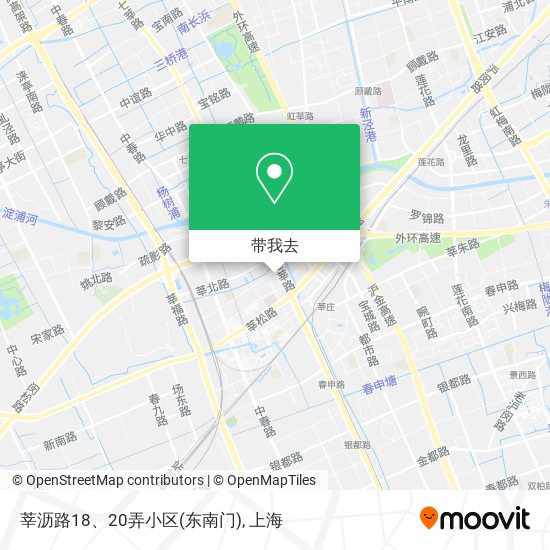 莘沥路18、20弄小区(东南门)地图