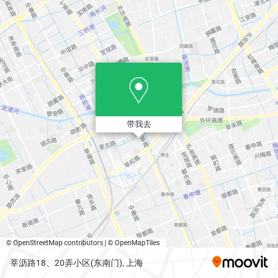 莘沥路18、20弄小区(东南门)地图