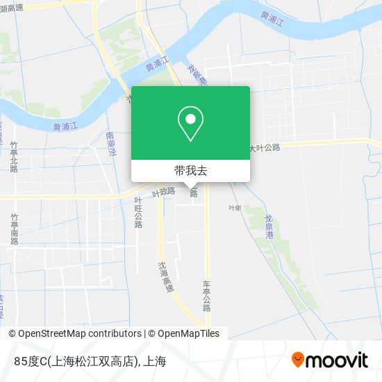 85度C(上海松江双高店)地图