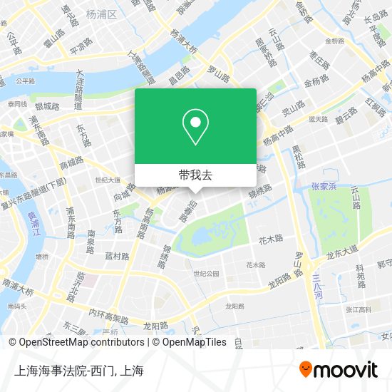 上海海事法院-西门地图