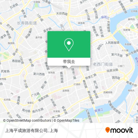 上海平成旅游有限公司地图