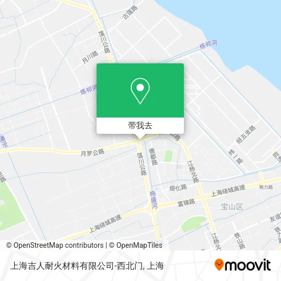 上海吉人耐火材料有限公司-西北门地图