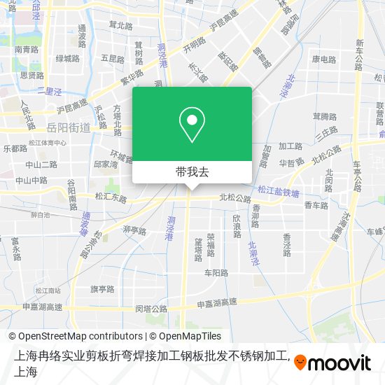 上海冉络实业剪板折弯焊接加工钢板批发不锈钢加工地图
