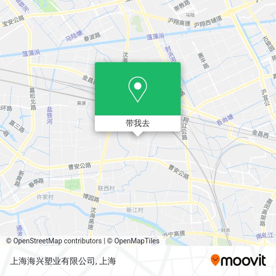上海海兴塑业有限公司地图