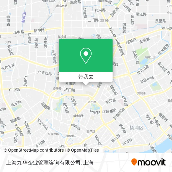 上海九华企业管理咨询有限公司地图
