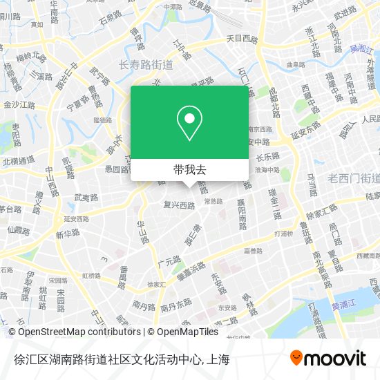 徐汇区湖南路街道社区文化活动中心地图