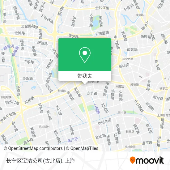 长宁区宝洁公司(古北店)地图