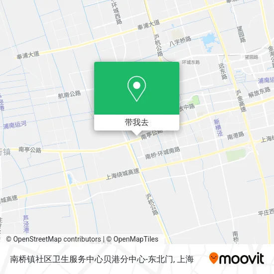 南桥镇社区卫生服务中心贝港分中心-东北门地图