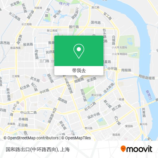 国和路出口(中环路西向)地图