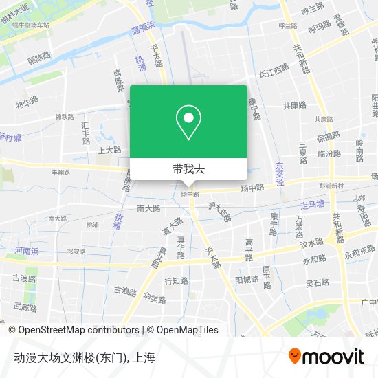 动漫大场文渊楼(东门)地图