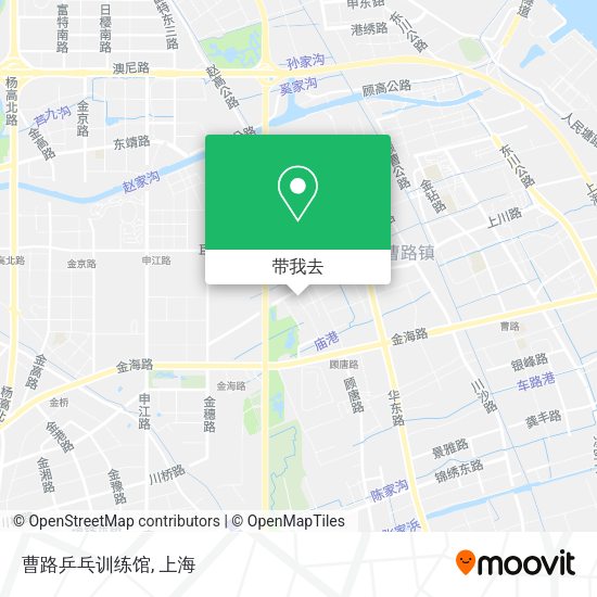 曹路乒乓训练馆地图