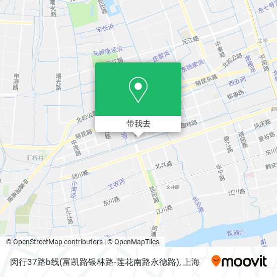 闵行37路b线(富凯路银林路-莲花南路永德路)地图