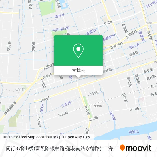 闵行37路b线(富凯路银林路-莲花南路永德路)地图