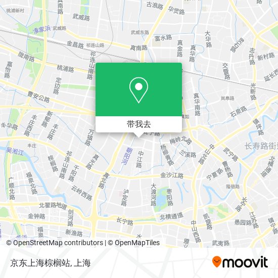 京东上海棕榈站地图