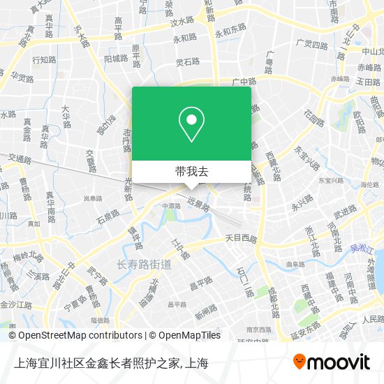 上海宜川社区金鑫长者照护之家地图