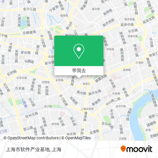 上海市软件产业基地地图