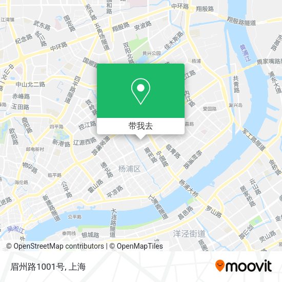 眉州路1001号地图