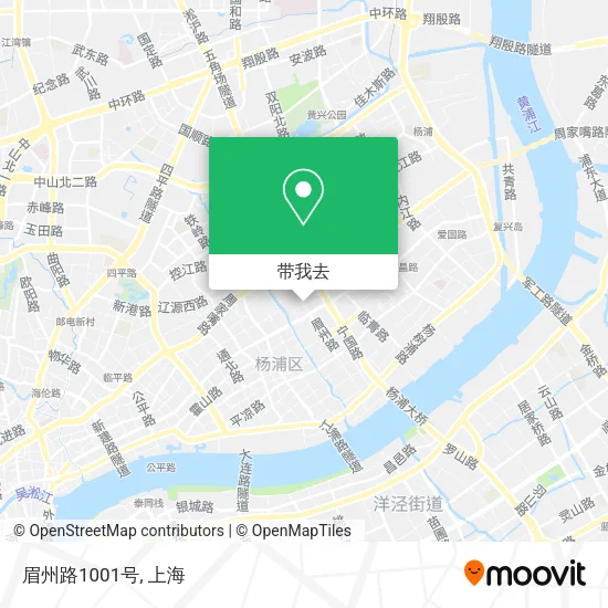 眉州路1001号地图