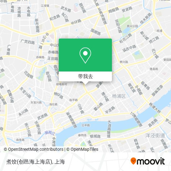 煮饺(创邑海上海店)地图