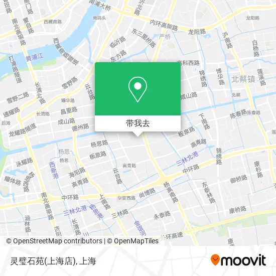 灵璧石苑(上海店)地图