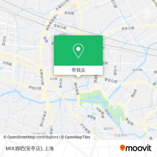 MIX酒吧(安亭店)地图