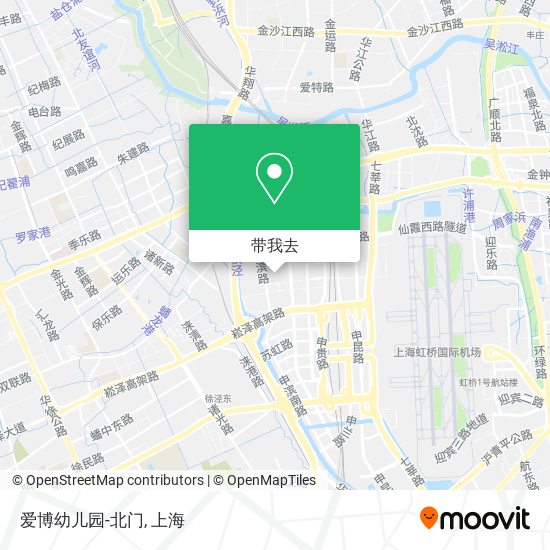 爱博幼儿园-北门地图