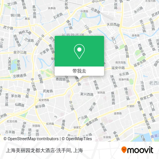 上海美丽园龙都大酒店-洗手间地图