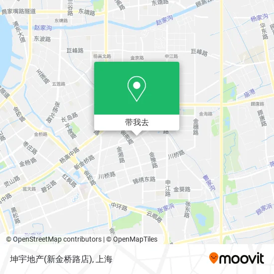 坤宇地产(新金桥路店)地图