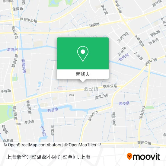 上海豪华别墅温馨小卧别墅单间地图