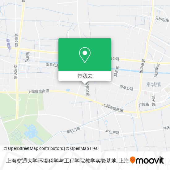 上海交通大学环境科学与工程学院教学实验基地地图