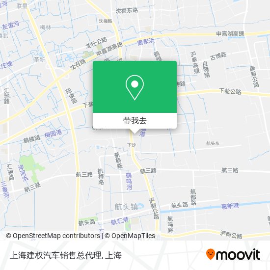 上海建权汽车销售总代理地图