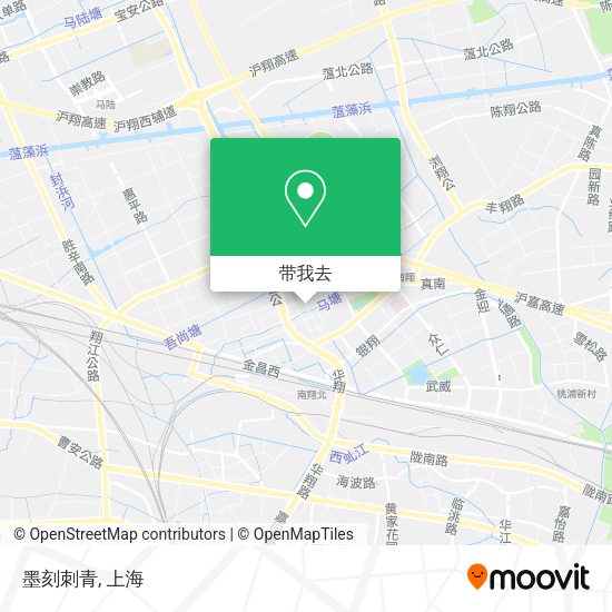 墨刻刺青地图