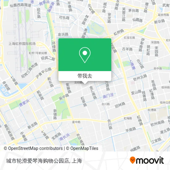 城市轮滑爱琴海购物公园店地图