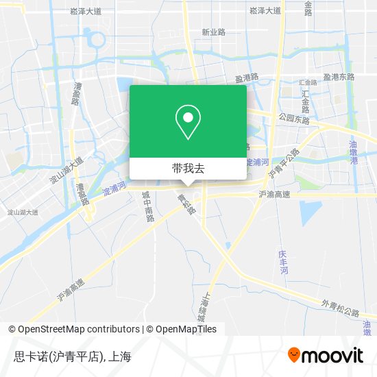 思卡诺(沪青平店)地图