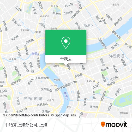 中结算上海分公司地图
