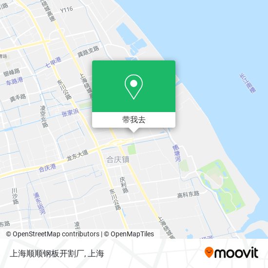 上海顺顺钢板开割厂地图