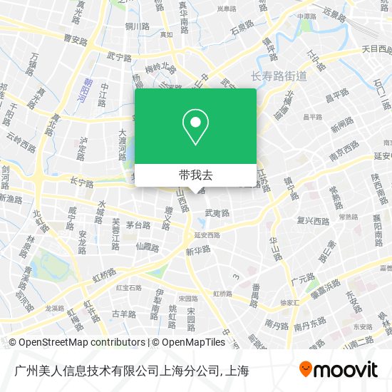 广州美人信息技术有限公司上海分公司地图