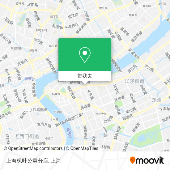 上海枫叶公寓分店地图