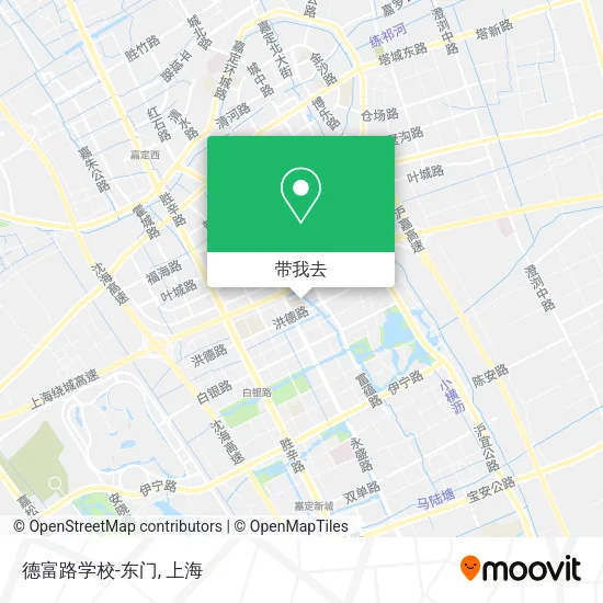 德富路学校-东门地图