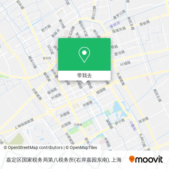 嘉定区国家税务局第八税务所(右岸嘉园东南)地图