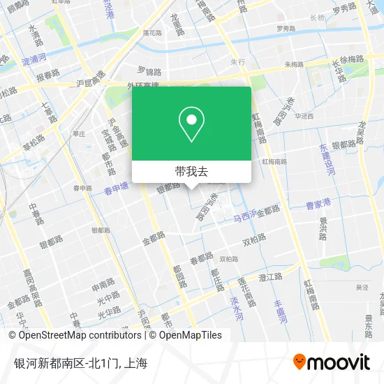银河新都南区-北1门地图