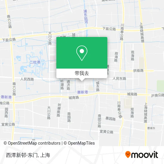 西潭新邨-东门地图