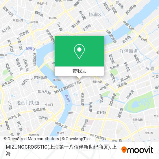 MIZUNOCROSSTIC(上海第一八佰伴新世纪商厦)地图